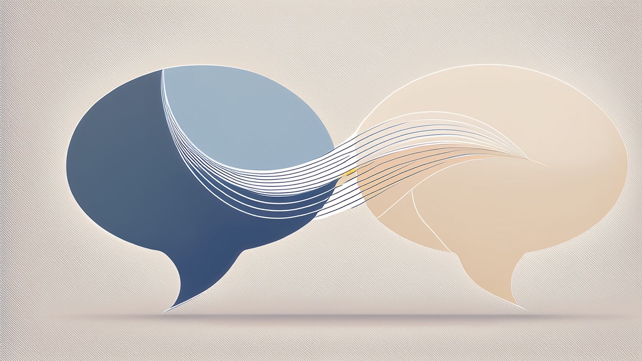 Abstract editorial illustration representing reassurance-seeking loops, repeated doubt, and short-term relief in OCD.