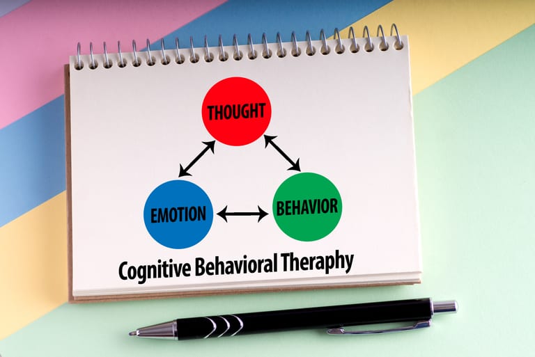 Cognitive Behavioral Therapy concept illustration